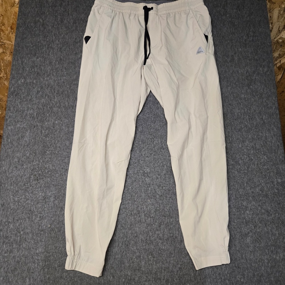 686 Men's ATP Stretch Performance Pant Large Beige Jogger Everywhere Collection